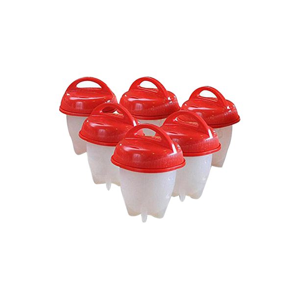 Transhome 6Pcs/Set Silicone Egglettes Egg Cooker Hard Boiled Eggs Without The Shell For Egg Tools - Image 2